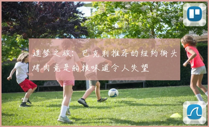 追梦之旅：巴克利推荐的纽约街头烤肉竟是狗粮味道令人失望